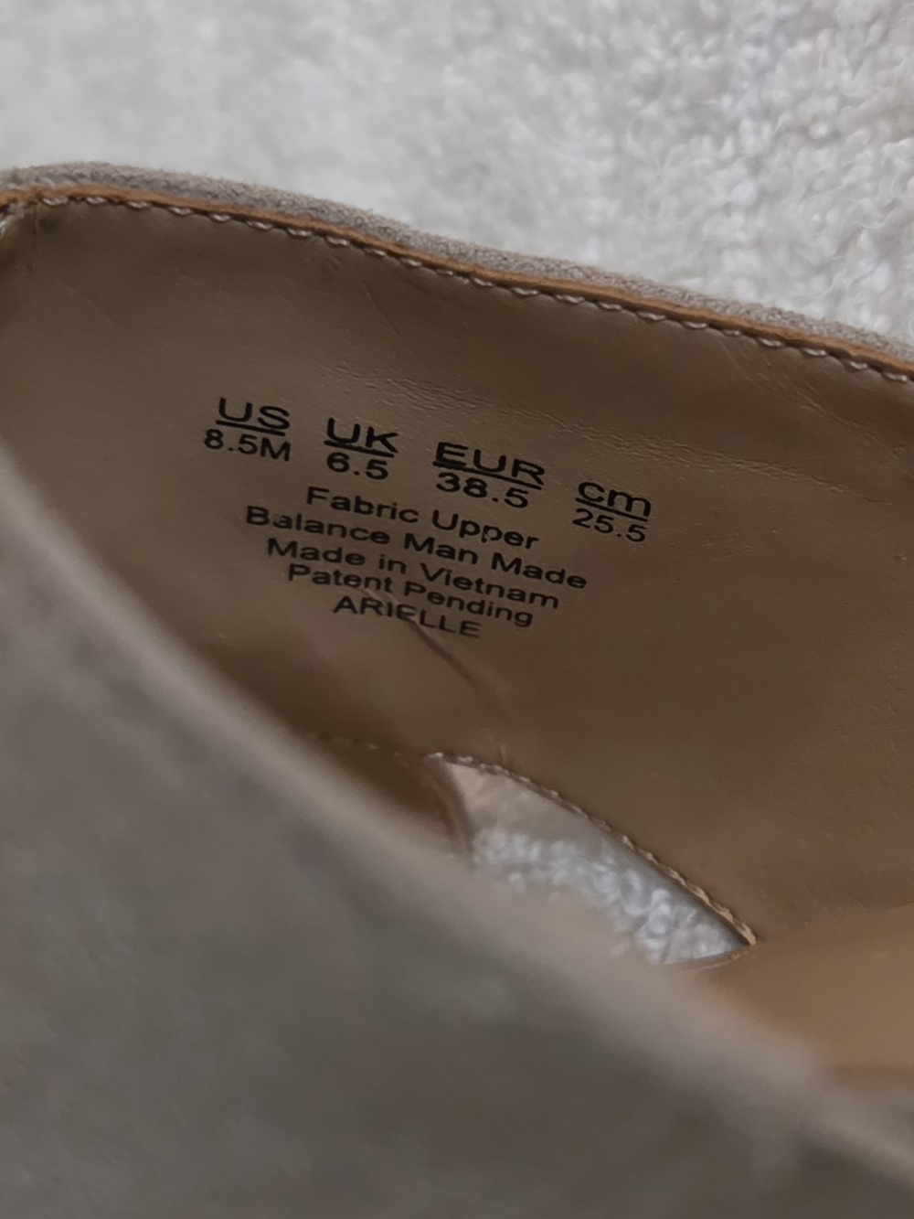 Naturalizer- Arielle Taupe Suede Crisscross Low Heel Mules With N5 Technology - Picture 4 of 5